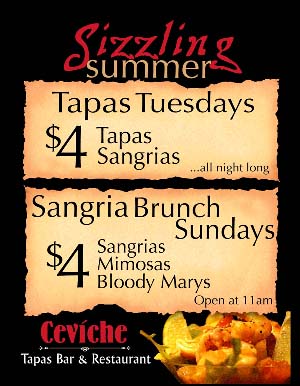 Ce viche Tapas Tuesday